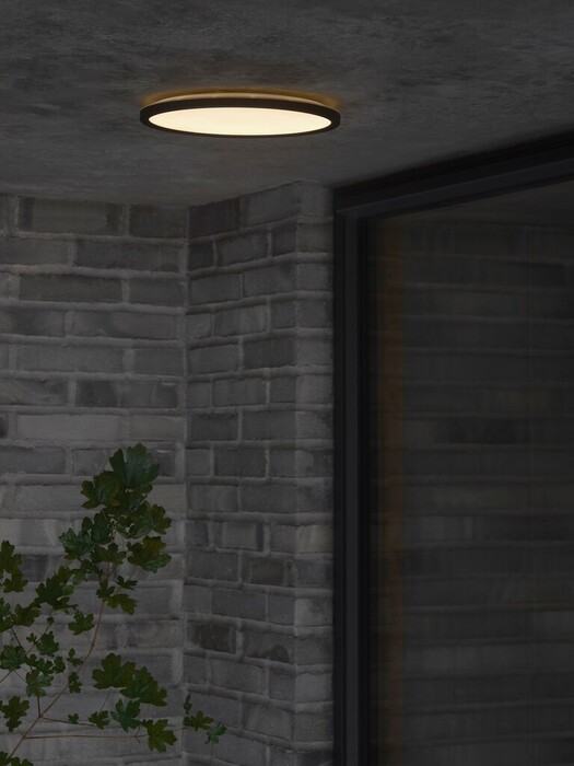 Nordlux Oja utelampe LED rund svart